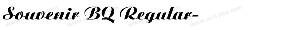 Souvenir BQ Regular字体转换